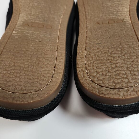 Aldo Decarli-97 Slip-On Shoes Size Men's 9.5 Black Canvas - Picture 12 of 16